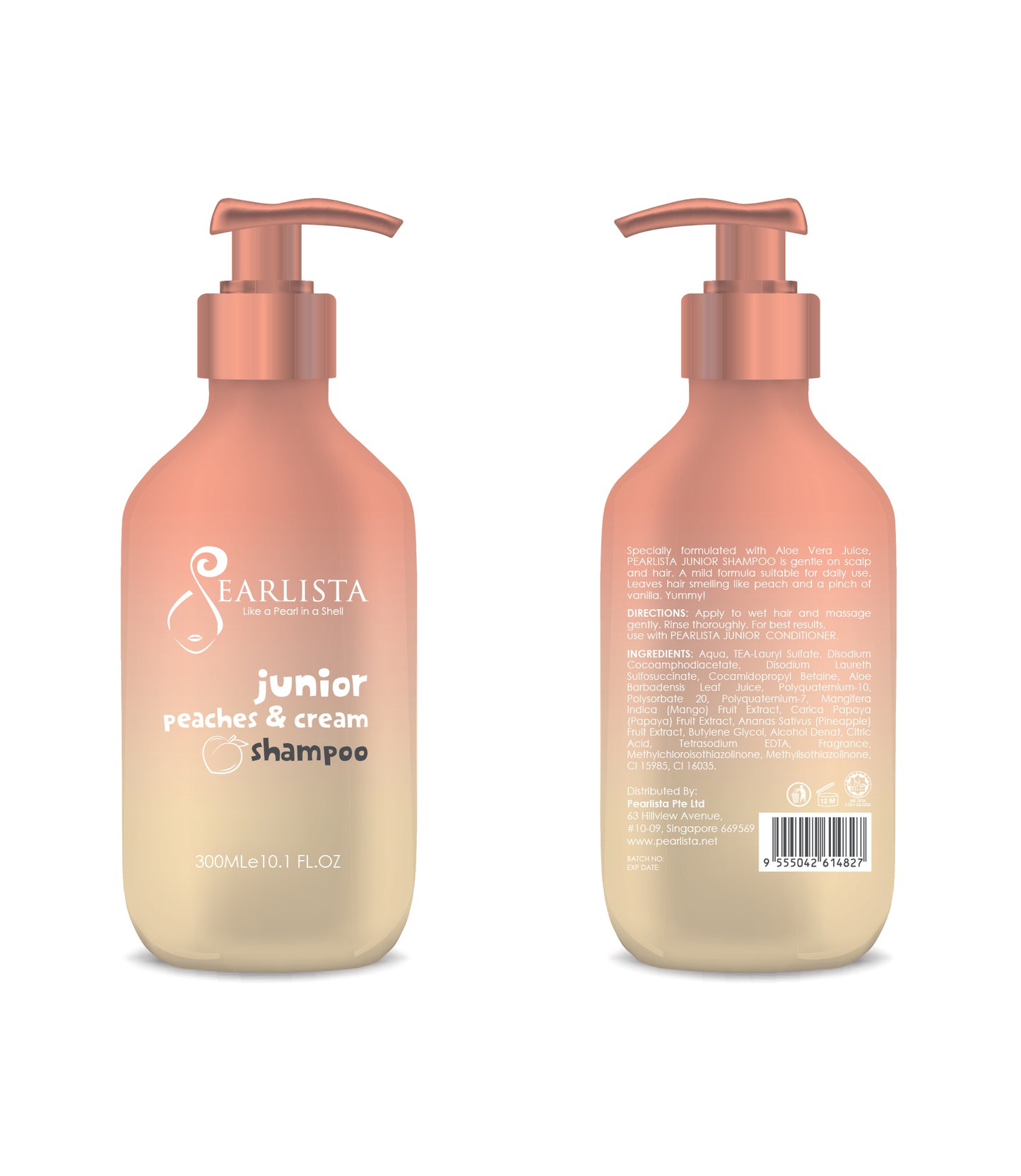 Pearlista Junior Peaches & Cream Shampoo